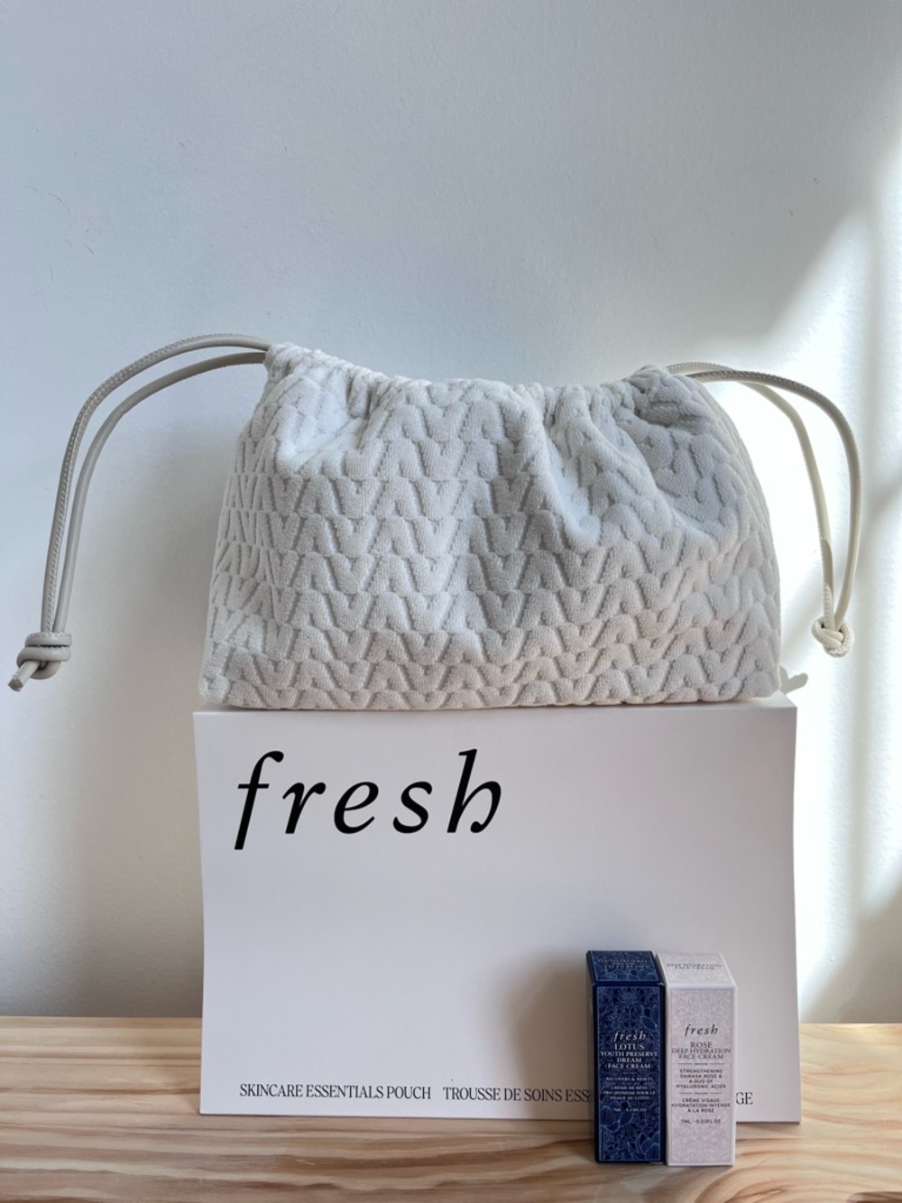 Fresh Beauty Drawstring Pouch & Minis
